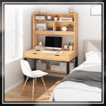 RackNRead Table | Study Working Home Office Desk | Pine Yellow Color - Image 2