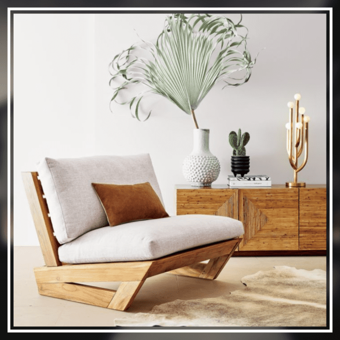 Centura~ Lounge Luxury Chair Made From Teak-Wood - Image 8