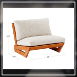 Centura~ Lounge Luxury Chair Made From Teak-Wood - Image 7