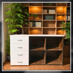 RacknRoll | Modern Home Office Storage Guide | Brown-White | Customization Available - Image 6
