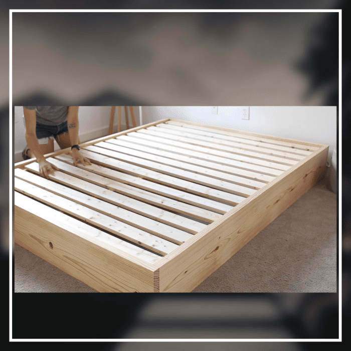 EcoNest~ Platform Bed | Made From High-quality Pine Wood - Image 10
