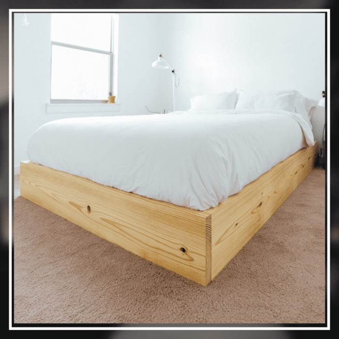 EcoNest~ Platform Bed | Made From High-quality Pine Wood - Image 7