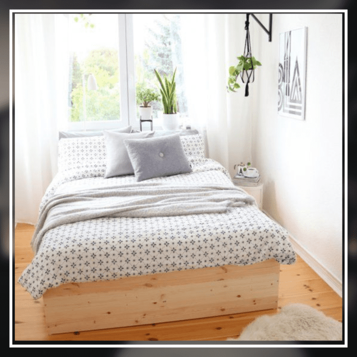 EcoNest~ Platform Bed | Made From High-quality Pine Wood - Image 5