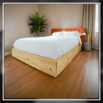 EcoNest~ Platform Bed | Made From High-quality Pine Wood - Image 4