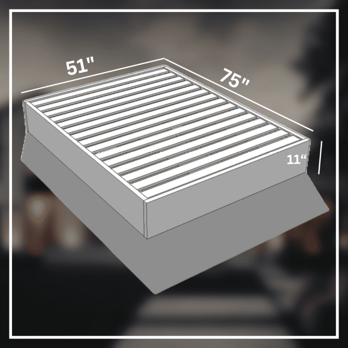 EcoNest~ Platform Bed | Made From High-quality Pine Wood - Image 11