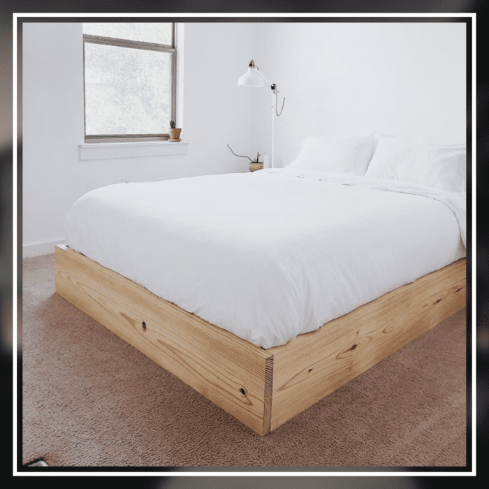 EcoNest~ Platform Bed | Made From High-quality Pine Wood - Image 3