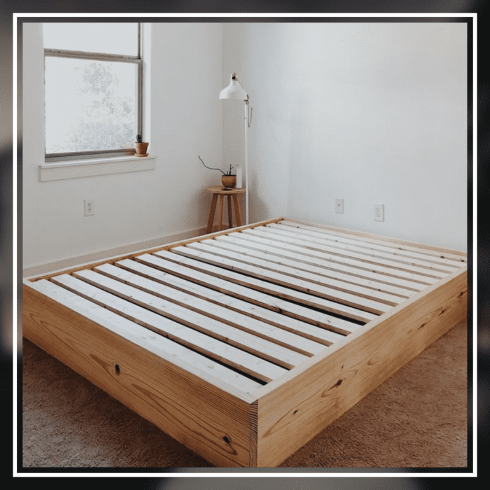 EcoNest~ Platform Bed | Made From High-quality Pine Wood - Image 8