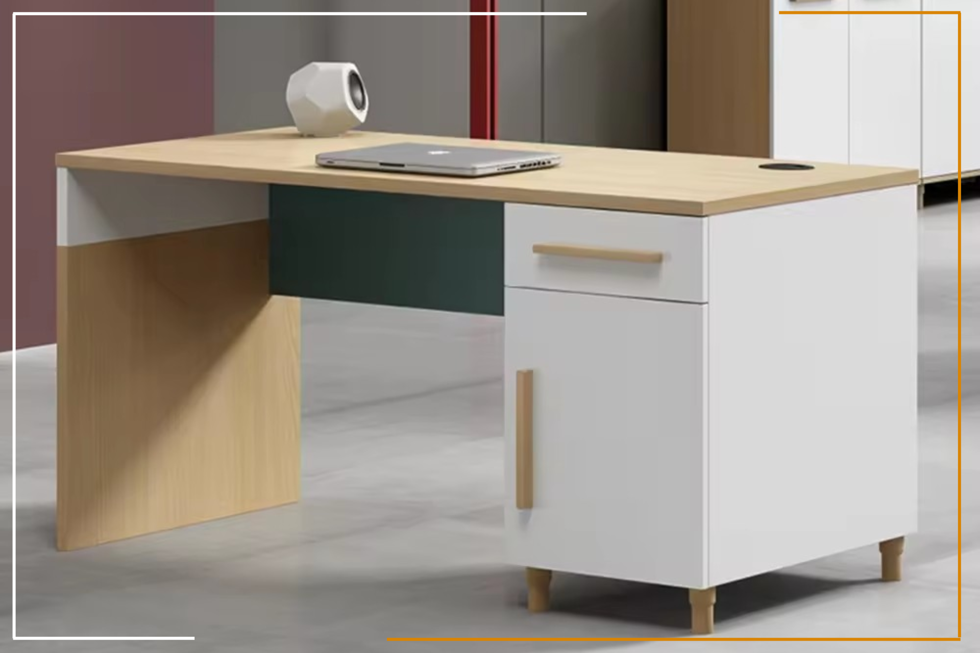 Luxe Lumina Table Modern Miracles Made In Nepal Abira “Luxe Lumina Table” This name emphasizes the high-quality design, affordability, and modern aesthetics of the desk. “Lumina” suggests light, brilliance, and sophistication, making it an attractive choice for your product.