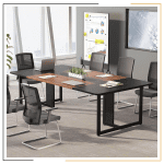 SABHA Meeting Table for offices in Nepal - Large black and brown conference table designed for modern offices